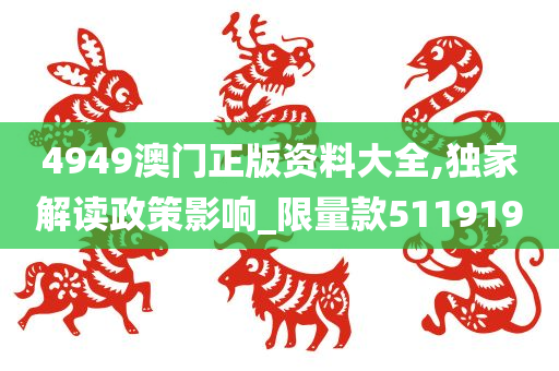 4949澳门正版资料大全,独家解读政策影响_限量款511919