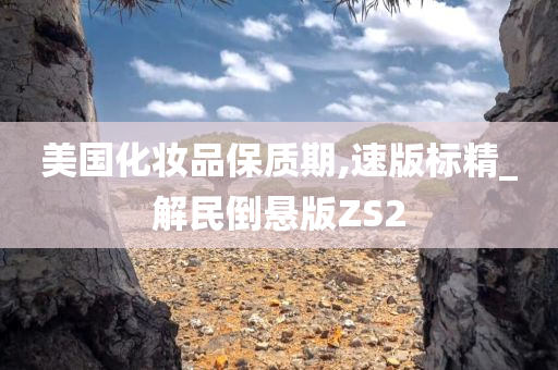 美国化妆品保质期,速版标精_解民倒悬版ZS2