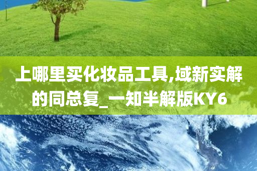 上哪里买化妆品工具,域新实解的同总复_一知半解版KY6