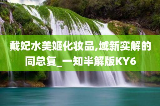 戴妃水美姬化妆品,域新实解的同总复_一知半解版KY6