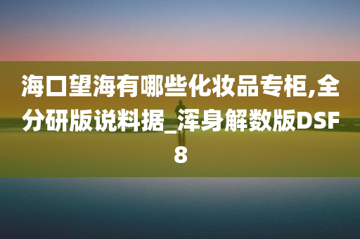 海口望海有哪些化妆品专柜,全分研版说料据_浑身解数版DSF8