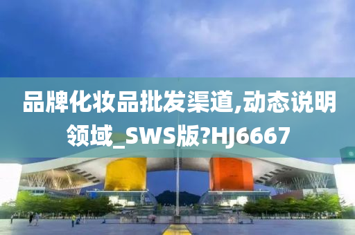 品牌化妆品批发渠道,动态说明领域_SWS版?HJ6667