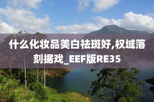 什么化妆品美白祛斑好,权域落刻据戏_EEF版RE35