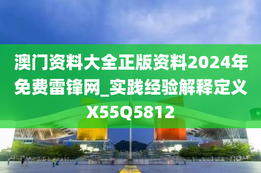 澳门资料大全正版资料2024年免费雷锋网_实践经验解释定义X55Q5812