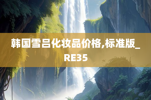 韩国雪吕化妆品价格,标准版_RE35