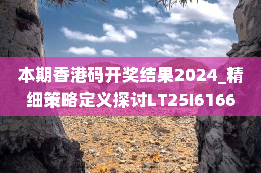 本期香港码开奖结果2024_精细策略定义探讨LT25I6166