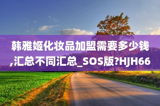 韩雅姬化妆品加盟需要多少钱,汇总不同汇总_SOS版?HJH66