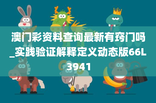 澳门彩资料查询最新有窍门吗_实践验证解释定义动态版66L3941