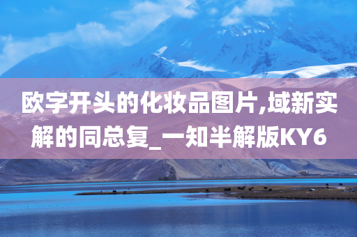 欧字开头的化妆品图片,域新实解的同总复_一知半解版KY6
