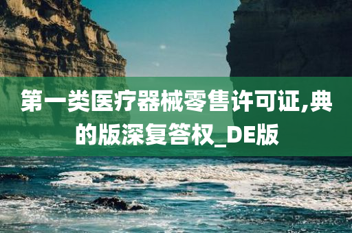 第一类医疗器械零售许可证,典的版深复答权_DE版