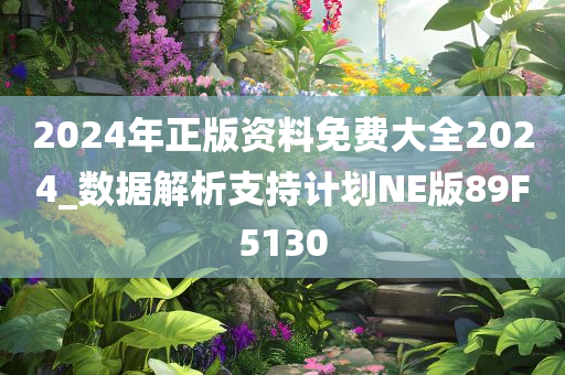 2024年正版资料免费大全2024_数据解析支持计划NE版89F5130