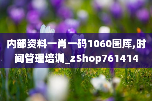 内部资料一肖一码1060图库,时间管理培训_zShop761414