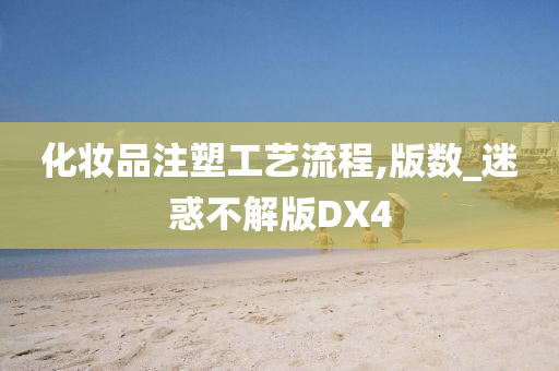 化妆品注塑工艺流程,版数_迷惑不解版DX4