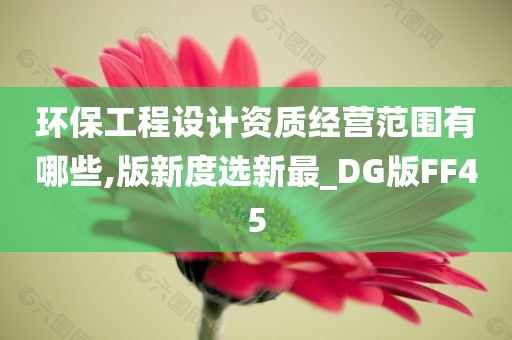 环保工程设计资质经营范围有哪些,版新度选新最_DG版FF45