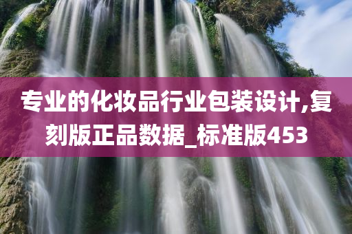 专业的化妆品行业包装设计,复刻版正品数据_标准版453