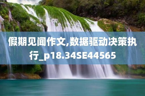 假期见闻作文,数据驱动决策执行_p18.34SE44565