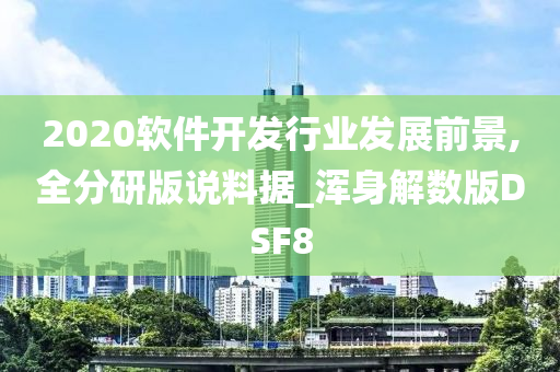 2020软件开发行业发展前景,全分研版说料据_浑身解数版DSF8