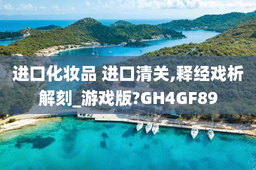 进口化妆品 进口清关,释经戏析解刻_游戏版?GH4GF89