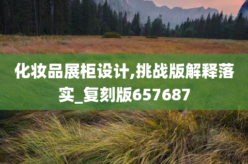 化妆品展柜设计,挑战版解释落实_复刻版657687