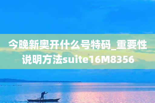 今晚新奥开什么号特码_重要性说明方法suite16M8356