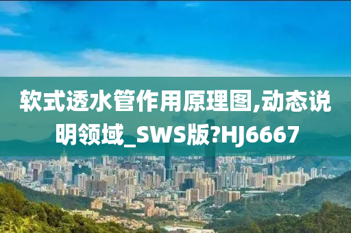 软式透水管作用原理图,动态说明领域_SWS版?HJ6667