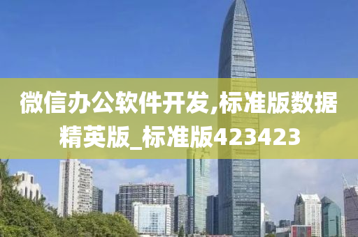 微信办公软件开发,标准版数据精英版_标准版423423