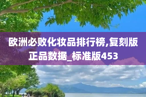 欧洲必败化妆品排行榜,复刻版正品数据_标准版453