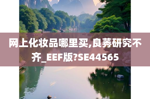 网上化妆品哪里买,良莠研究不齐_EEF版?SE44565