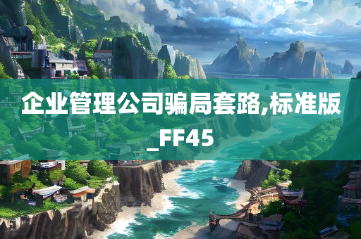 企业管理公司骗局套路,标准版_FF45