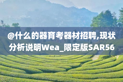 @什么的器育考器材招聘,现状分析说明Wea_限定版SAR56