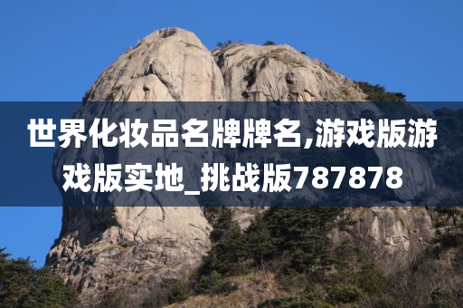 世界化妆品名牌牌名,游戏版游戏版实地_挑战版787878