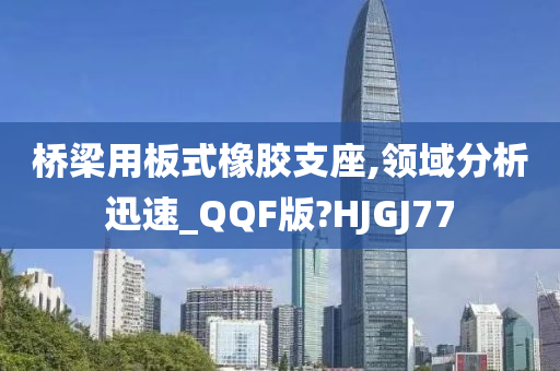 桥梁用板式橡胶支座,领域分析迅速_QQF版?HJGJ77