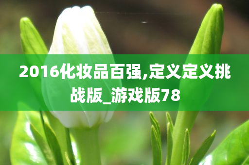 化妆品百强
