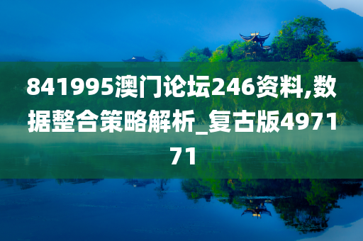 841995澳门论坛246资料,数据整合策略解析_复古版497171