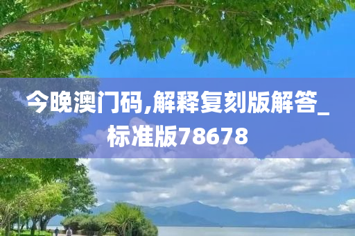 今晚澳门码,解释复刻版解答_标准版78678