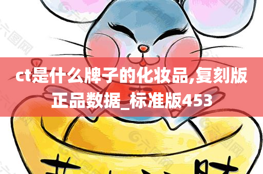 ct是什么牌子的化妆品,复刻版正品数据_标准版453
