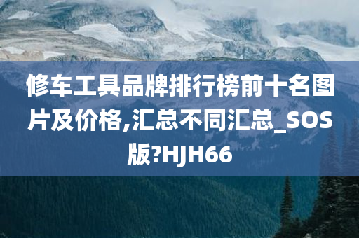 修车工具品牌排行榜前十名图片及价格,汇总不同汇总_SOS版?HJH66