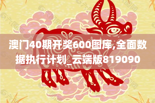 澳门40期开奖600图库,全面数据执行计划_云端版819090