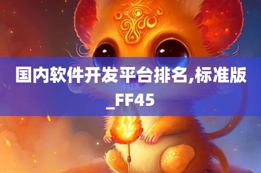 国内软件开发平台排名,标准版_FF45