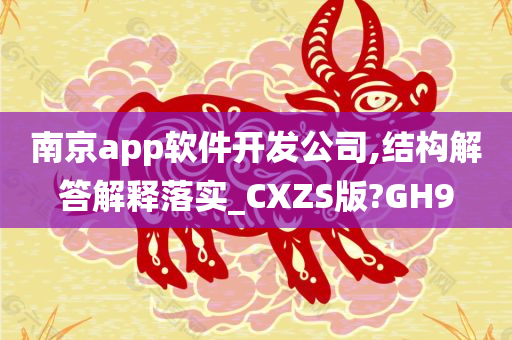 南京app软件开发公司,结构解答解释落实_CXZS版?GH9
