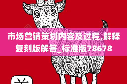 市场营销策划内容及过程,解释复刻版解答_标准版78678