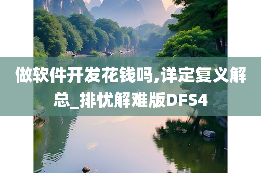做软件开发花钱吗,详定复义解总_排忧解难版DFS4