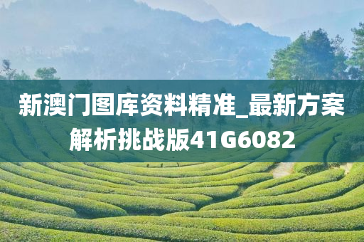 新澳门图库资料精准_最新方案解析挑战版41G6082