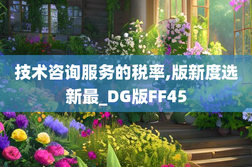 技术咨询服务的税率,版新度选新最_DG版FF45