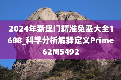 2024年新澳门精准免费大全1688_科学分析解释定义Prime62M5492