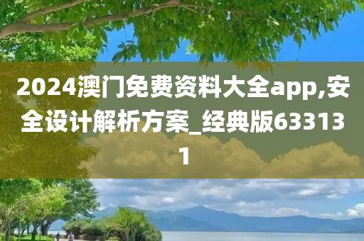 2024澳门免费资料大全app,安全设计解析方案_经典版633131