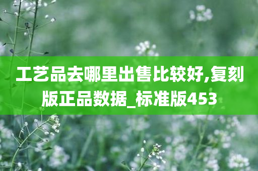 工艺品去哪里出售比较好,复刻版正品数据_标准版453