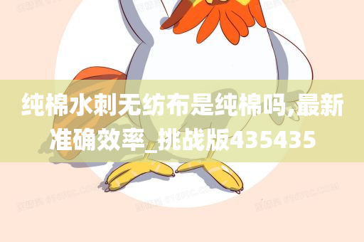 纯棉水刺无纺布是纯棉吗,最新准确效率_挑战版435435