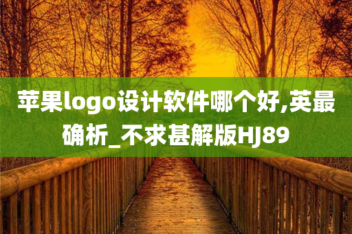 苹果logo设计软件哪个好,英最确析_不求甚解版HJ89