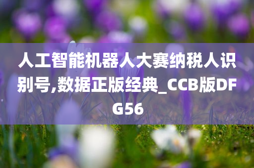 人工智能机器人大赛纳税人识别号,数据正版经典_CCB版DFG56